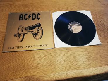 AC/DC For those about to Rock We salute you Atlantic 1981 ATL K 50 851)Deutsche Pressung VG/VG